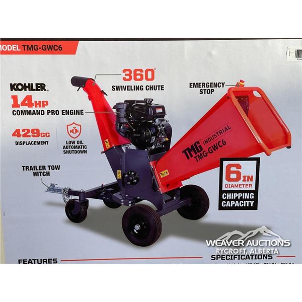 TMG 6 IN. ATV TOW BEHIND WOOD CHIPPER