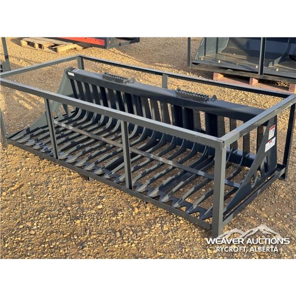 TMG 78 IN. SKID STEER SKELETON ROCK BUCKET