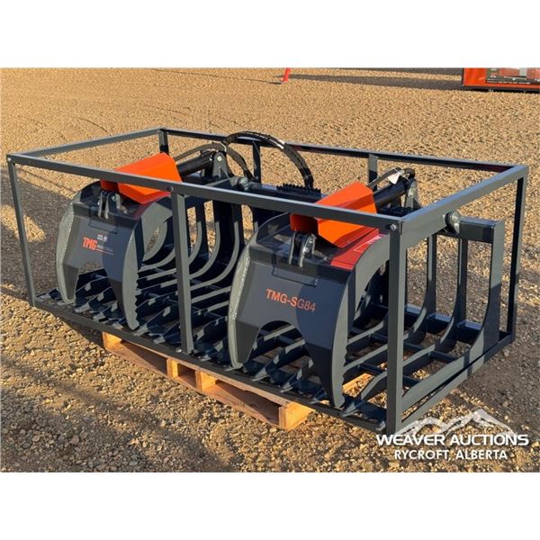 TMG 84 IN. SKID STEER SKELETON ROCK GRAPPLE