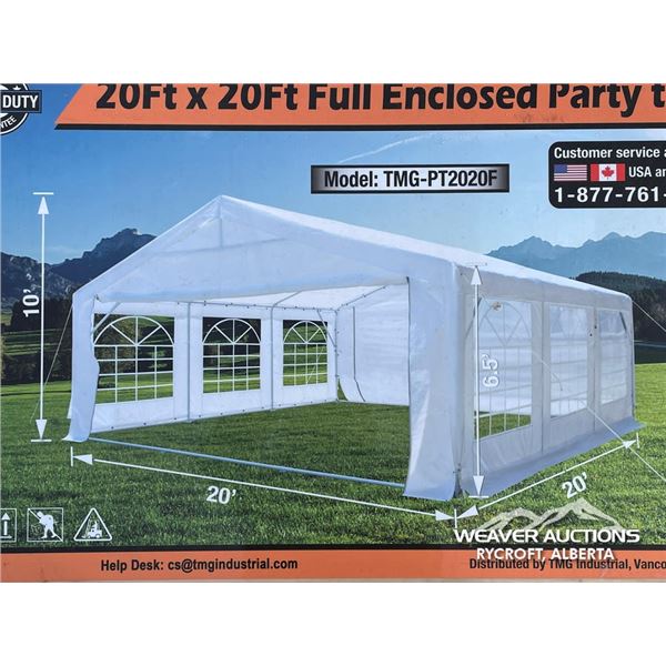 TMG 20 X 20 FT. HEAVY DUTY OUTDOOR PARTY TENT