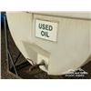 Image 5 : USED OIL POLY TANK W/STAND