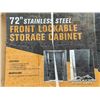 Image 5 : 72 IN. STAINLESS STEEL STORAGE CABINET