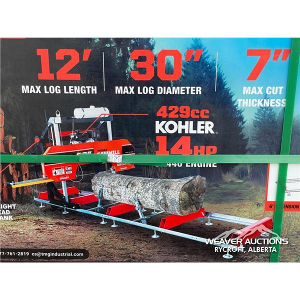 TMG 30 IN. PORTABLE SAWMILL