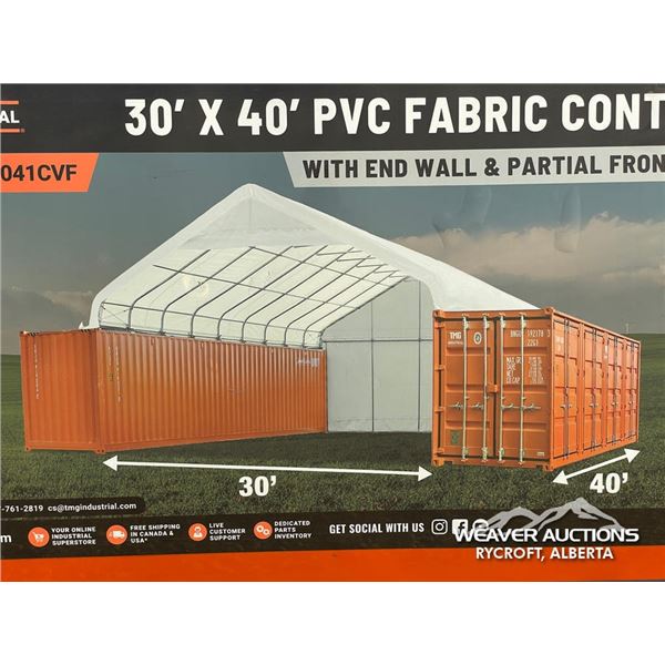 TMG 30 X 40 FT. CONTAINER SHELTER