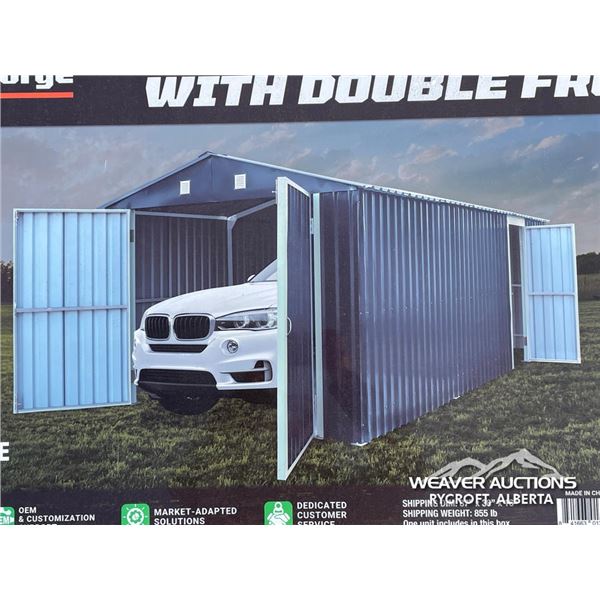 TMG 10 X 20 FT. METAL GARDEN SHED