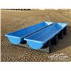 Image 4 : (2) 12 FT. FEED TROUGHS