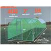 Image 1 : TMG 10 X 40 FT. WIRE MESH CHICKEN SHELTER