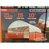 Image 1 : TMG 40 X 40 FT. DUAL TRUSS CONTAINER SHELTER