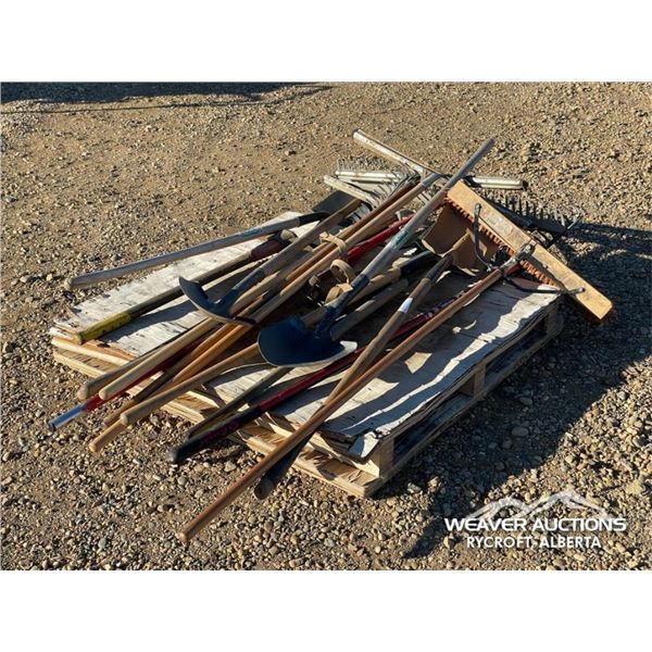ASSORTED SHOP & GARDEN TOOLS