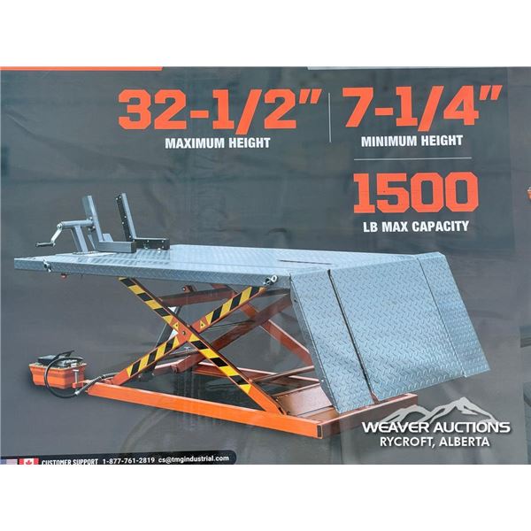 TMG 1500 LB. PORTABLE MOTORCYLE/ATV SCISSOR LIFT