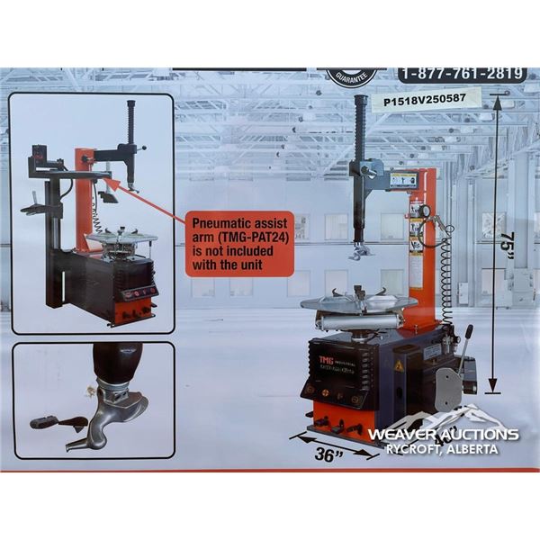 TMG SEMI AUTOMATIC TIRE CHANGER