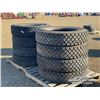Image 1 : (8) 11R24.5 TIRES