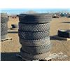 Image 2 : (6) 11R24.5 TIRES