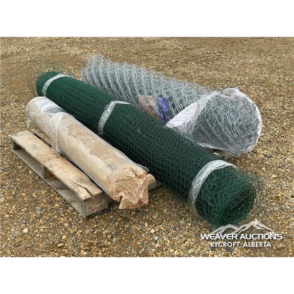 (3) ROLLS OF MISC WIRE FENCE