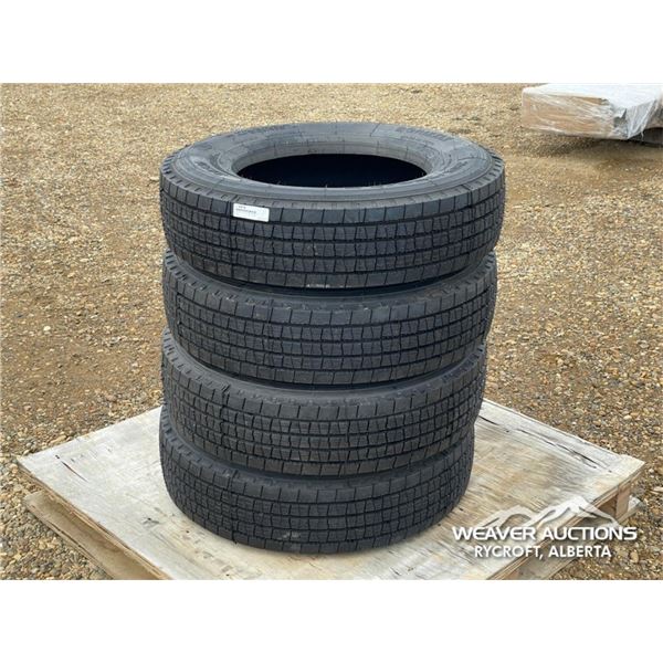 (4) GRIZZLY 215/75R17.5 TIRES