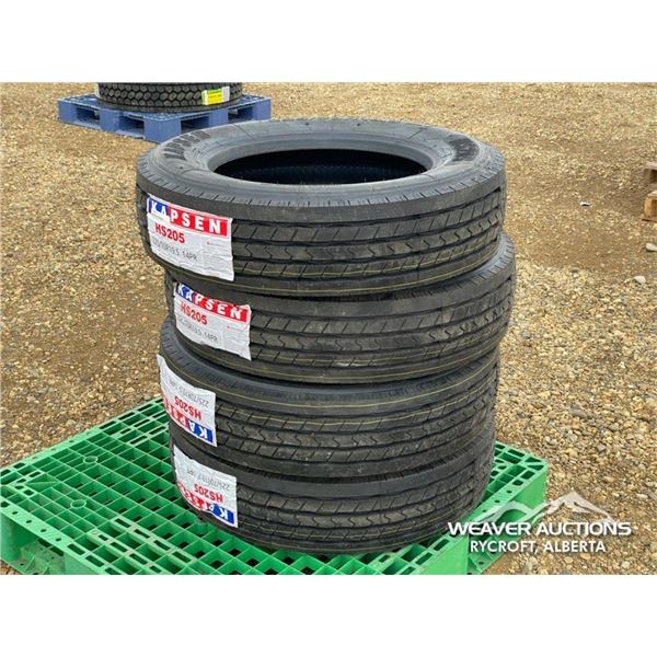 (4) KAPSEN 225/70R19.5 TIRES