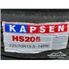 Image 7 : (4) KAPSEN 225/70R19.5 TIRES