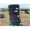 Image 2 : (8) KAPSEN 11R24.5 TRUCK TIRES