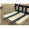 Image 6 : 48 IN. SKID STEER PALLET FORKS
