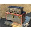 Image 1 : ANTIQUE STEAMER TRUNK & SUITCASE