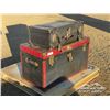 Image 2 : ANTIQUE STEAMER TRUNK & SUITCASE