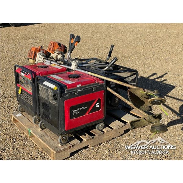 (3) GENERATORS, (2) STIHL S90 STRING TRIMMERS