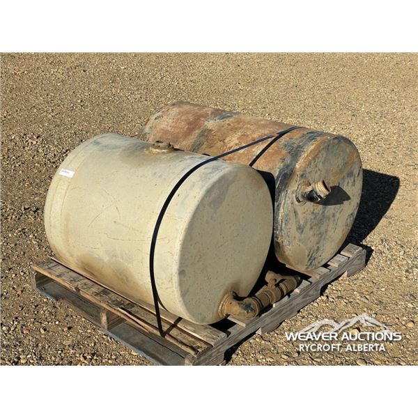 (2) TRUCK FUEL TANKS