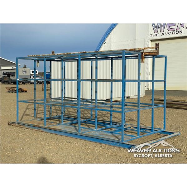 STORAGE RACK ON SKID