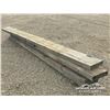 Image 2 : MISC LUMBER W/(2) FLAT STEEL BARS