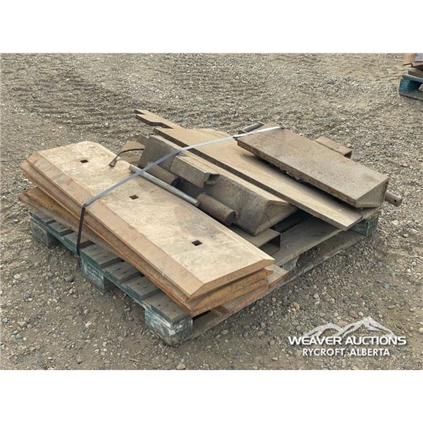 BOLT ON CUT EDGES W/MISC SCRAP METAL