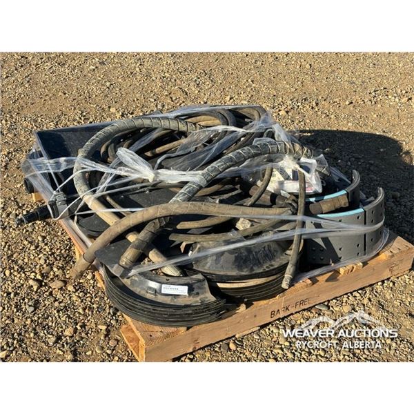 ASSORTED TRUCK PARTS & HYDRAULIC HOSES