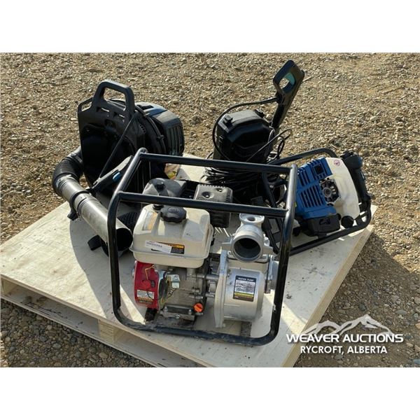 WATER PUMP W/LEAF BLOWER, SPRAYER & AUGER PARTS