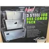 Image 5 : (3) STEEL JOB BOXES