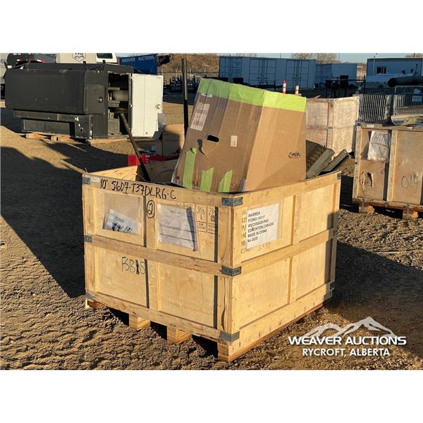 ASSORTED EXTENSION CORDS & MISC PARTS