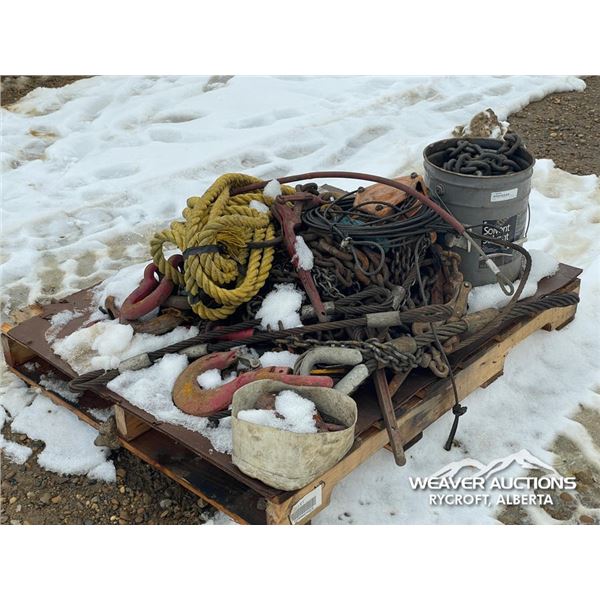MISC CHAINS, HOOKS, ROPE & CABLE