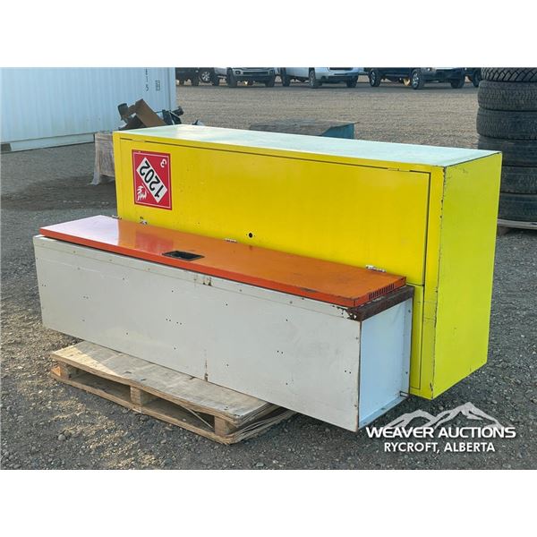 (2) STORAGE LOCKER CABINETS