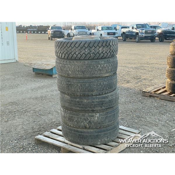 (6) 225/70R19.5 TIRES & RIMS