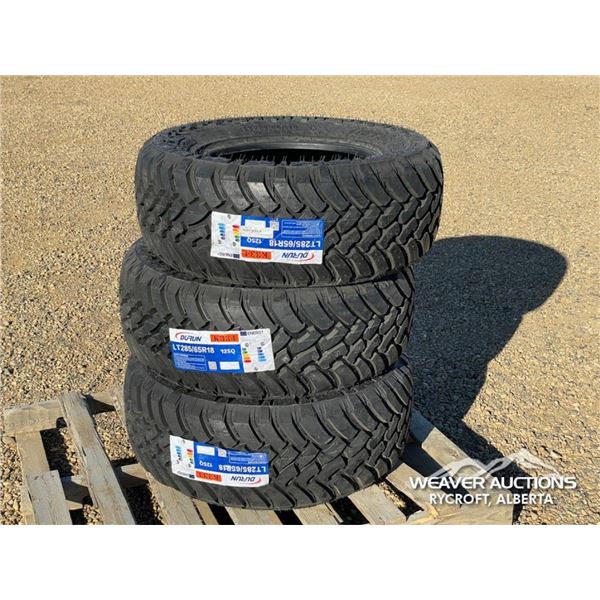 (3) DURUN 285/65R18 TIRES