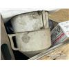 Image 7 : BIN OF OIL FUNNLES, DRAIN PANS & OIL PADS