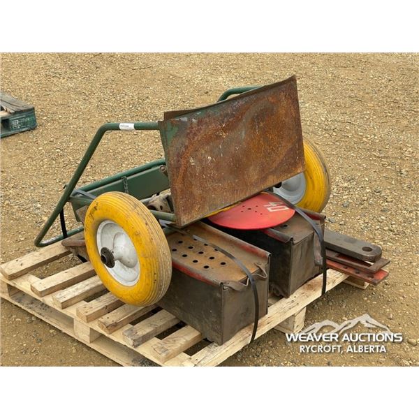 SHOP TROLLY CART W/TRUCK RAMPS