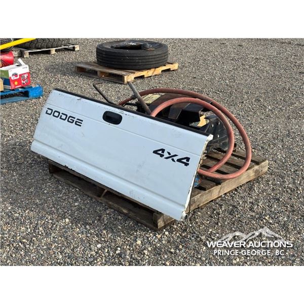 DODGE RAM TAIL GATE, (2) 5TH WHEEL HITCH