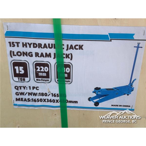 (1) 15 TON FLOOR JACK