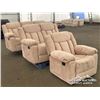 Image 2 : RECLINING SOFA W/LOVESEAT & CHAIR