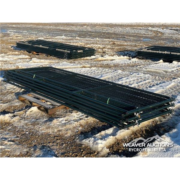 (6) 12 FT. MESH GATES