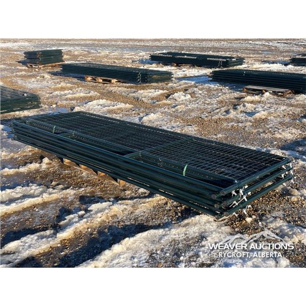 (6) 12 FT. MESH GATES