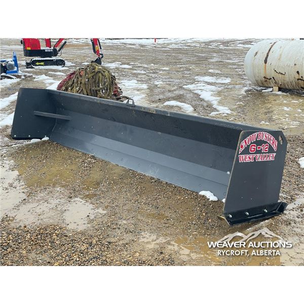 2025 12 FT. SKID STEER SNOW PUSHER