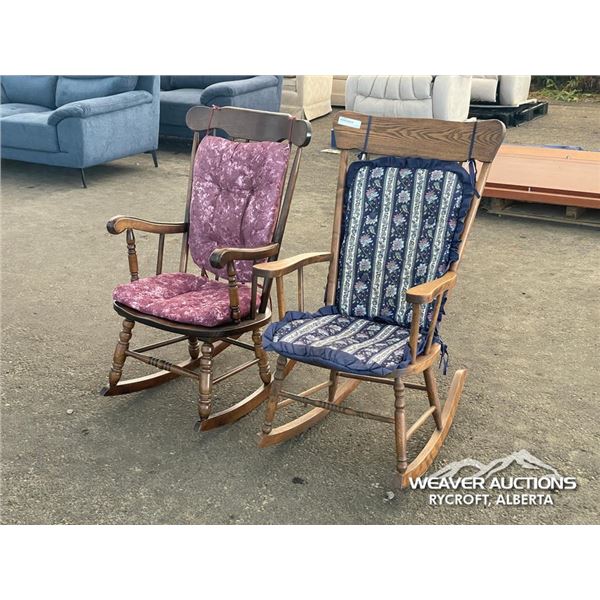 (2) VINTAGE ROCKING CHAIRS