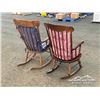 Image 3 : (2) VINTAGE ROCKING CHAIRS
