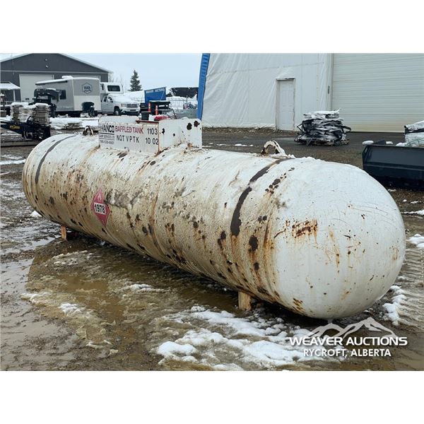 1000 LB. BAFFLED PROPANE TANK