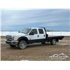 Image 1 : 2012 FORD F350 XLT CREW CAB FLATBED TRUCK